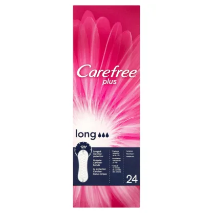 Carefree Panty Liners Long Plus x 24