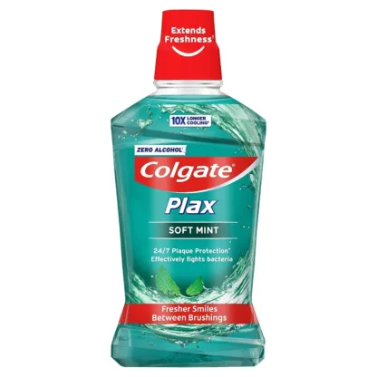 Colgate Plax Mouthwash Soft Green Mint - 500ml