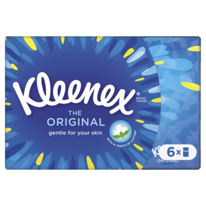 Kleenex The Original Tissues 6 Pocket Pack x 6