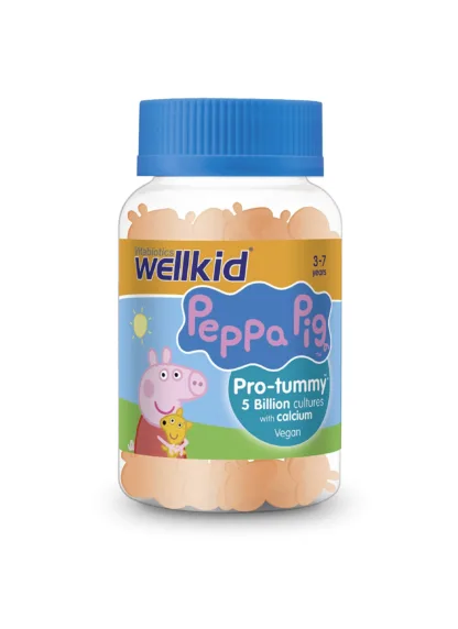 Vitabiotics WellKid Peppa Pig Pro-Tummy Soft Jellies Orange 3-7 Yrs x 30