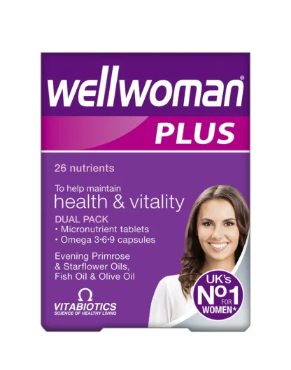 Vitabiotics Wellwoman Plus Omega 3.6.9 Capsules 28S & 56 Tablets