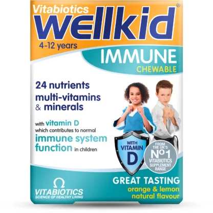 Vitabiotics Wellkid Immune 30 Tablets