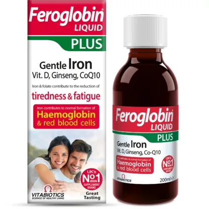 Vitabiotics Feroglobin Plus Liquid Iron - 200ml