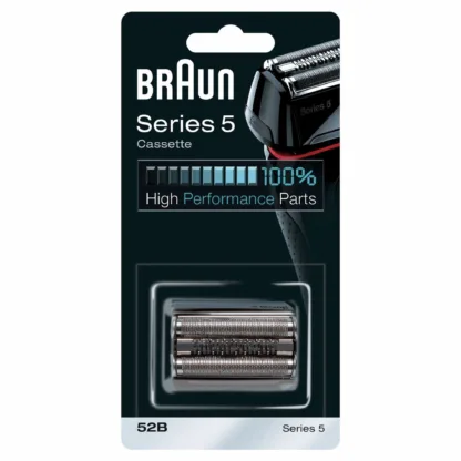 Braun Series 5 Cassette 52B replacement head black. For Series 5 (new generation)