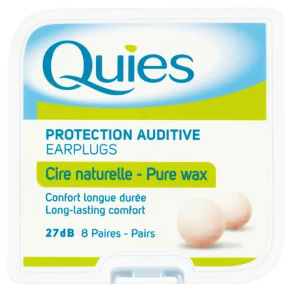 Quies Ear Plug Boules Natural Wax x 8pr