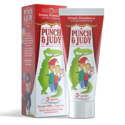 Punch And Judy Childrens Strawberry Toothpaste - 50ml