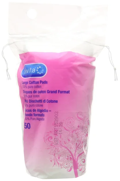 Alvita Cosmetic Pads Square x 50