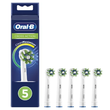 Oral-B CrossAction Toothbrush Head with CleanMaximiser Technology