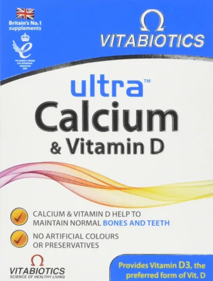 Vitabiotics Ultra Calcium & Vitamin D 30 Tablets