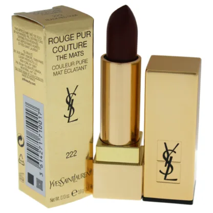 Yves Saint Laurent Rouge Pur Couture The Mats 222 Black Red Code Lipstick 3.8g