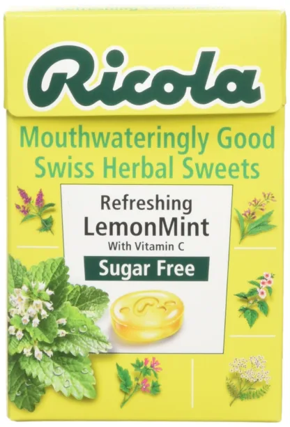 Ricola Swiss Herb Drops Lemon Mint 20 Pack - 45g