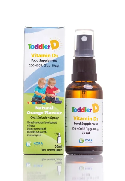 ToddlerD 200-400iu Vitamin D3 Spray - 30ml