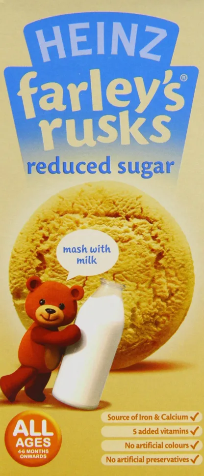 Heinz Farley's Rusks Reduced Sugar Stage 1 x 9