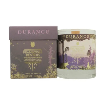 Durance Provence France Raspberry of the Woods Perfumed Natural Candle 280g