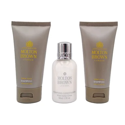 Molton Brown Indian Cress 3 Piece Gift Set: Shampoo 80ml - Conditioner 30ml - Conditioner 30ml