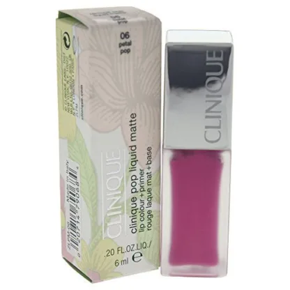 Clinique Pop Liquid Matte Lip Colour & Primer 6ml - Petal Pop