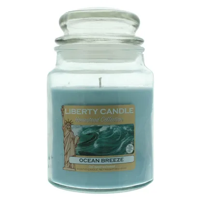 Liberty Candle Ocean Breeze 510G Glass Jar With Lid