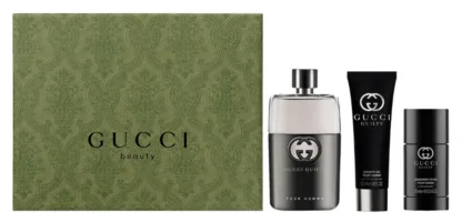 Gucci Guilty Pour Homme Gift Set 90ml EDP + 75ml Deodorant Stick + 50ml Shower Gel