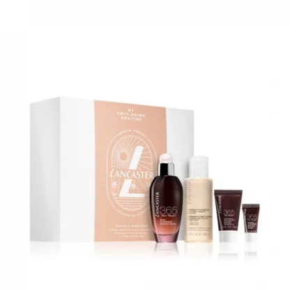 Lancaster 365 Skin Repair Gift Set 50ml Serum + 100ml Express Cleanser + 15ml Day Cream + 3ml Eye Serum