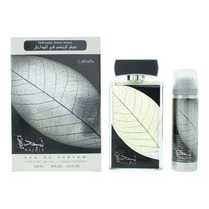 Lattafa Najdia 2 Piece Gift Set: Eau de Parfum 100ml - Deodorant Spray 50ml