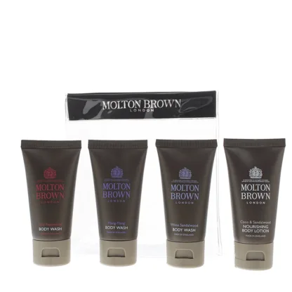 Molton Brown White Sandalwood 4 Piece Gift Set: 4 x Body Lotion 30ml