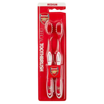 EPL Arsenal Medium Toothbrush 2pcs