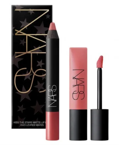 NARS Kiss The Stars Matte Lip Duo Gift Set: Lip Pencil Dolce Vita 2.4g - Lip Color Dolce Vita 7.5ml