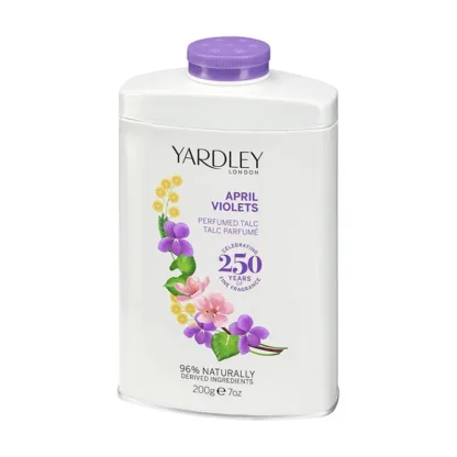 Yardley London April Violets Perfumed Talc 200g