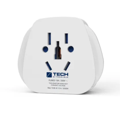 Travel Blue Visitors to UK Travel Adaptor