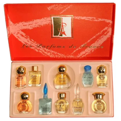 Charrier Parfums De France 10 x Miniature French EDP Set