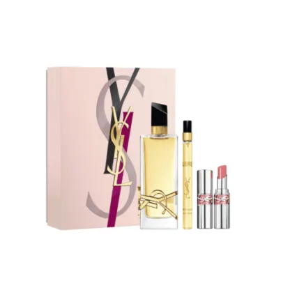 Yves Saint Laurent Libre 90ml EDP Spray + 10ml EDP + 3.2G Lipstick Gift Set 2025