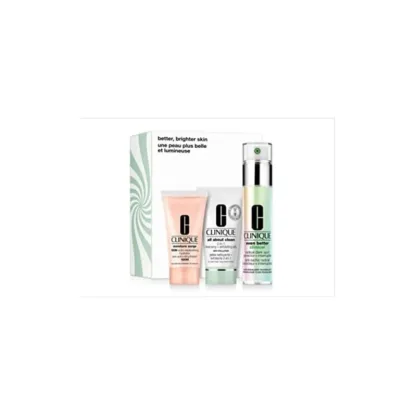 Clinique Even Better Gift Set 30ml Perfecting Serum + 30ml Moisturizing Gel Cream + 30ml Exfoliating Jelly