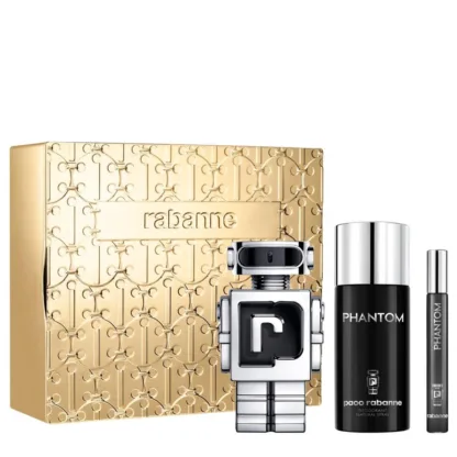 Paco Rabanne Phantom Eau de Toilette 100ml Spray 3 Pcs Set