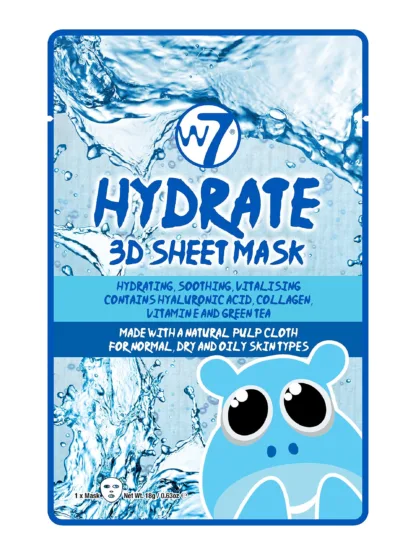 W7 Hydrate 3D Sheet Mask 18g