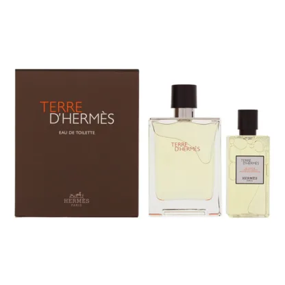 Hermes Terre D'Hermes Eau de Toilette 100ml Spray + 80ml S/G Set