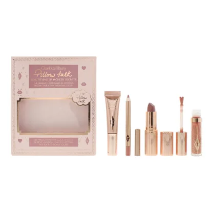 Charlotte Tilbury Pillow Talk Beautifying Lip And Cheek Secrets 4 Piece Gift Set