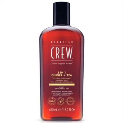 American Crew 3 in 1 Ginger + Tea Shampoo 450ml