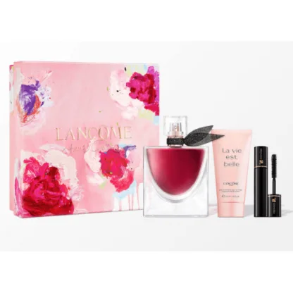 Lancome La Vie Est Belle L'Elixir 50ml EDP Spray+50ml BL+ Mascara 2ml Set