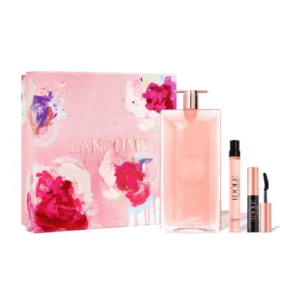 Lancome Idole L'eau De Parfum 50ml EDP Spray + 10ml EDP Spray +Mascara 2.5ml Set