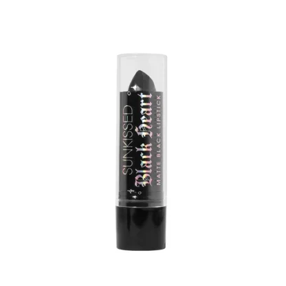 Sunkissed Black Heart Matte Lipstick - Black