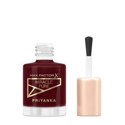 Max Factor Priyanka Miracle Pure Nail Polish 12ml - 380 Bold Rosewood