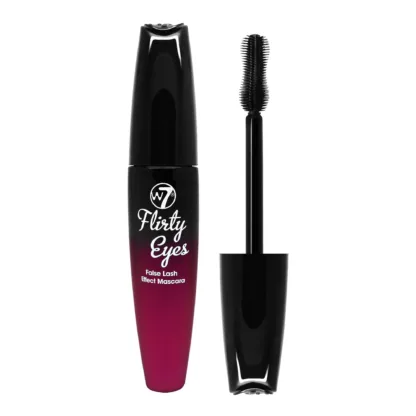 W7 Flirty Eyes False Lash Effect Blackest Black Mascara 15ml