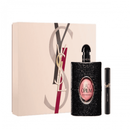 Yves Saint Laurent Black Opium 50ml EDP Spray + 2ml Mascara With Pouch Gift Set 2025