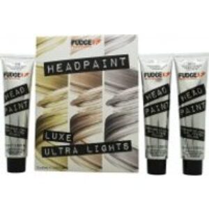 Fudge Professional Headpaint High Lift Trio Kit 60ml 12.13 Ultra Light Cool Champagne + 60ml 12.23 Ultra Light Rose Gold + 60ml 12.12 Ultra Light Pearl Violet