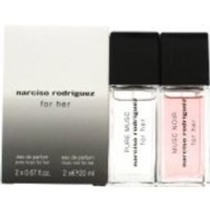 Narciso Rodriguez Layering Duo For Her Gift Set 20ml For Her Pure Musc EDP + 20ml For Her Musc Noir EDP