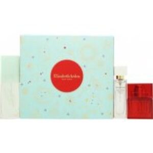 Elizabeth Arden Holiday Fragrance Gift Set 10ml Red Door EDT + 10ml White Tea EDT + 15ml Green Tea Scent Spray