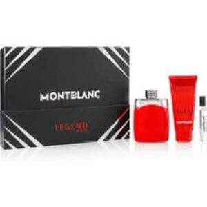 Mont Blanc Legend Red Eau De Parfum 100ml Spray 3 Ps Set