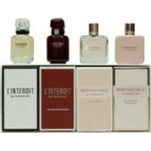 Givenchy Miniatures Gift Set 10ml L'Interdit EDP + 10ml L'Interdit Rouge EDP + 8ml Irresistible EDP + 8ml Irresistible Rose Velvet EDP