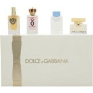 Dolce & Gabbana Miniatures Gift Set - Devotion EDP - 5ml - Q EDP - 5ml - Light Blue EDT - 4.5ml - The One EDP - 5ml