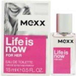 Mexx Life Is Now for Her Eau de Toilette 15ml Spray